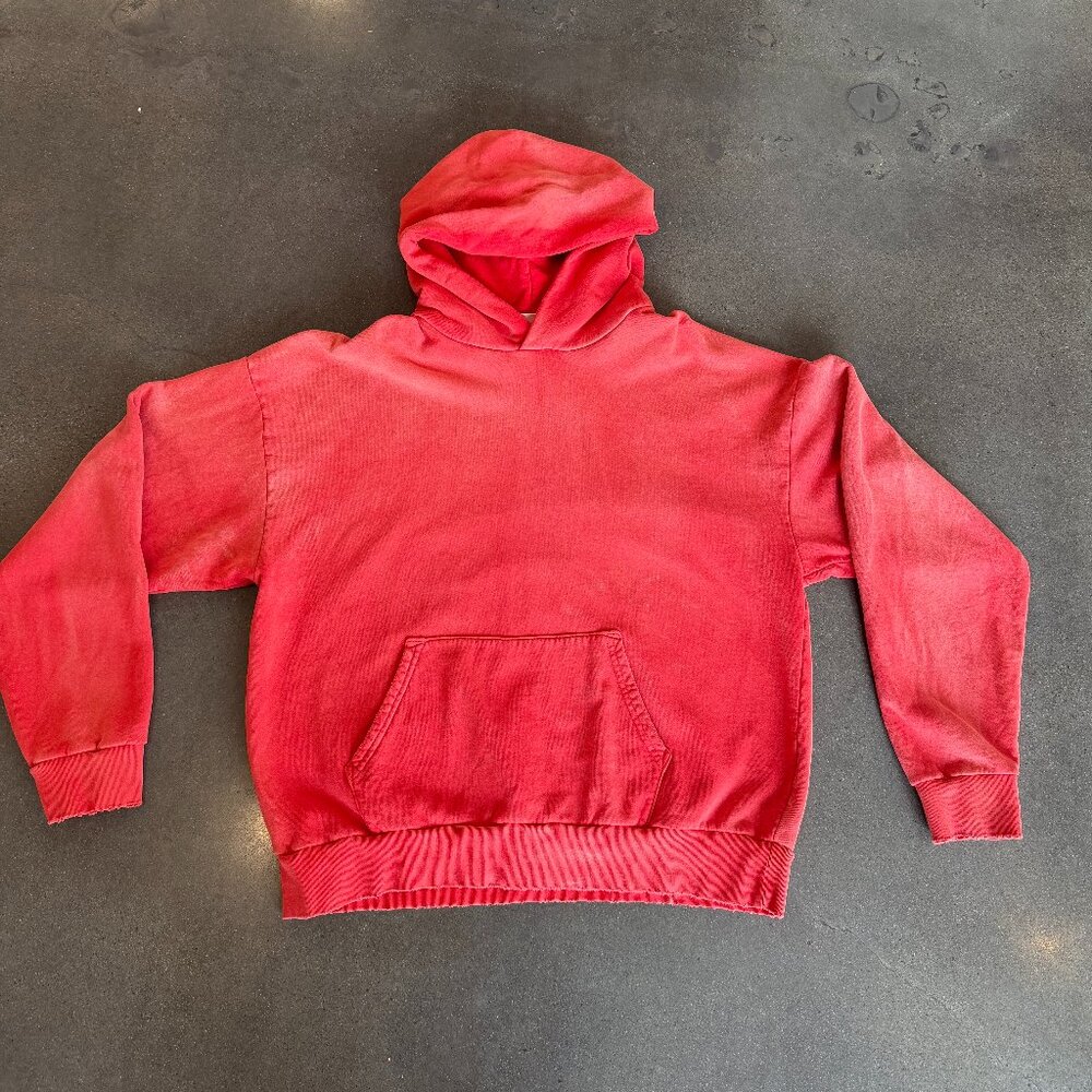 RE/DONE Mens Washed Red hoodie XL